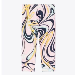 Emilio Pucci Onde-Print Cropped Leggings